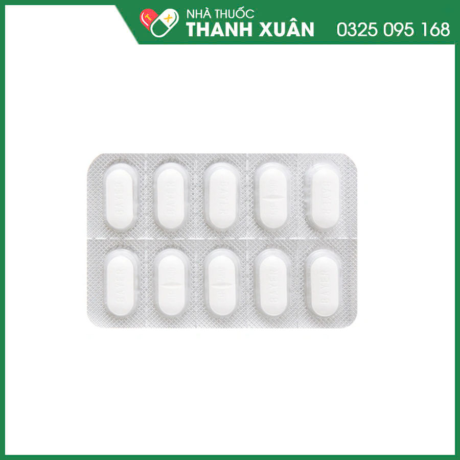 Ciprobay 500 kháng sinh phổ rộng điều trị nhiễm trùng hô hấp, tai, mắt, tiết niệu, nhiễm trùng cơ quan sinh dục, bệnh lậu và viêm tiền liệt tuyến